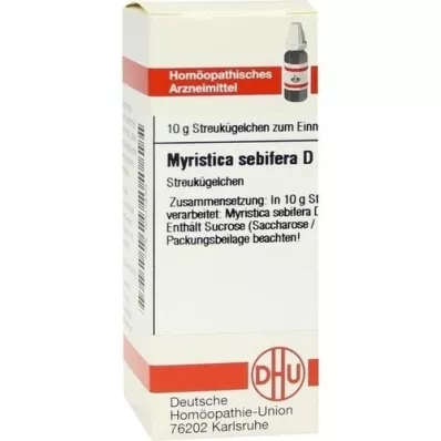 MYRISTICA SEBIFERA D 200 globuli, 10 g MYRISTICA SEBIFERA D 200 globuli, 10 g