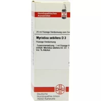 MYRISTICA SEBIFERA Diluizione D 3, 20 ml