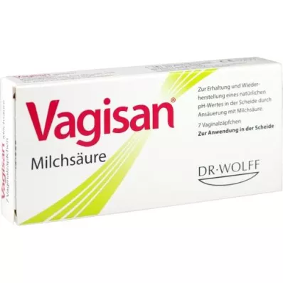 VAGISAN Supposte vaginali di acido lattico, 7 pz