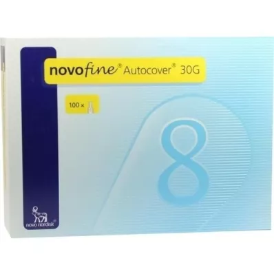 NOVOFINE Cannule Autocover 8 mm 30 G, 100 pezzi NOVOFINE Cannule Autocover 8 mm 30 G, 100 pezzi