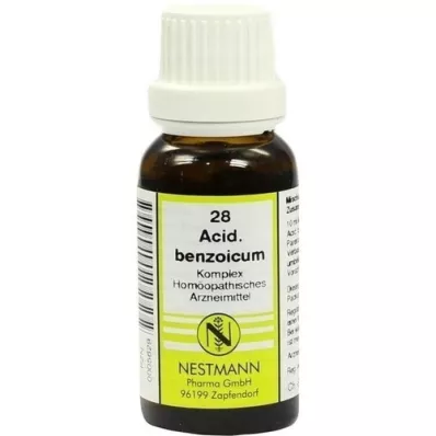 ACIDUM BENZOICUM KOMPLEX Diluizione n.28, 20 ml