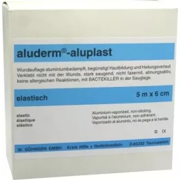 ALUDERM aluplast Wundverb.Pfl.6 cmx5 m elastico, 1 pezzo