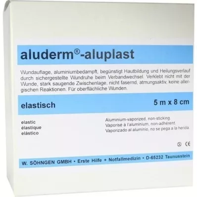 ALUDERM aluplast Wundverb.Pfl.8 cmx5 m elastico, 1 pezzo ALUDERM aluplast Wundverb.Pfl.8 cmx5 m elastico, 1 pezzo