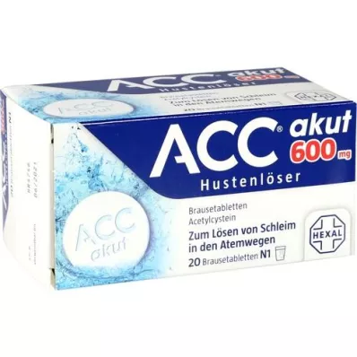 ACC acuto 600 compresse effervescenti, 20 pz