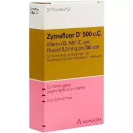 ZYMAFLUOR D 500 C C compresse, 90 pz