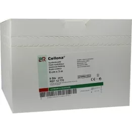 CELLONA Cotone idrofilo sintetico sterile 6 cmx3 mt, 8 pezzi