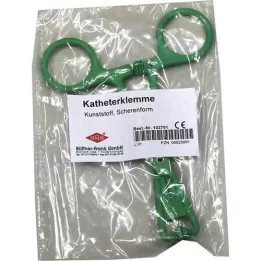 KATHETERKLEMME plastica a forma di forbice, 1 pezzo