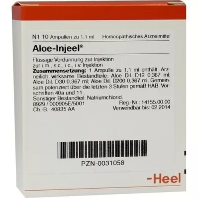 ALOE INJEEL Fiale, 10 pz ALOE INJEEL Fiale, 10 pz