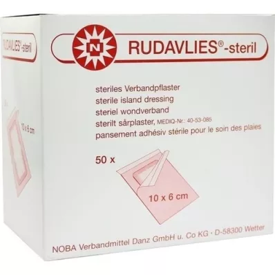 RUDAVLIES-cerotto sterile 6x10 cm, 50 pz