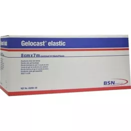 GELOCAST benda elastica in gel di zinco 8 cmx7 mt, 10 pz