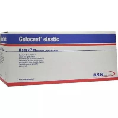 GELOCAST benda elastica in gel di zinco 8 cmx7 mt, 10 pz GELOCAST benda elastica in gel di zinco 8 cmx7 mt, 10 pz