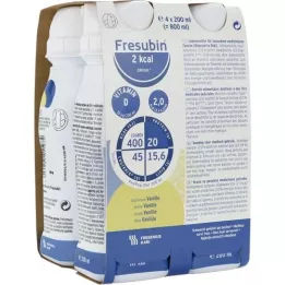 FRESUBIN 2 kcal DRINK Borraccia alla vaniglia, 4X200 ml