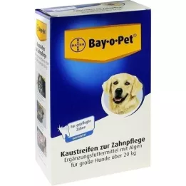 BAY O PET Strisce da masticare dentali per cani di grossa taglia, 140 g