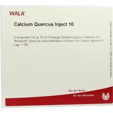 CALCIUM QUERCUS Iniettare 10 fiale, 5X10 ml