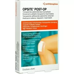 OPSITE Montante-OP Benda 5x6,5 cm, 5 pz
