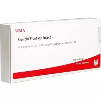 BRONCHI PLANTAGO Iniettare fiale, 10X1 ml