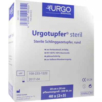 URGOTUPFER misura prugna sterile 2+3, 200 pz URGOTUPFER misura prugna sterile 2+3, 200 pz
