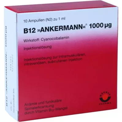 B12 ANKERMANN Fiale da 1.000 mg, 10X1 ml