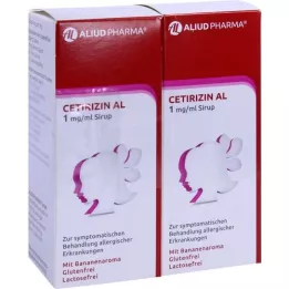CETIRIZIN AL Sciroppo 1 mg/ml, 2X75 ml