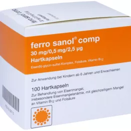 FERRO SANOL comp.Hartkaps.m.msr.überz.Pellets, 100 pz