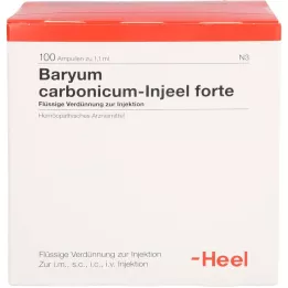 BARYUM carbonicum Injeel forte fiale, 100 pz