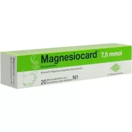 MAGNESIOCARD Compresse effervescenti da 7,5 mmol, 20 pz