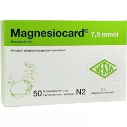 MAGNESIOCARD Compresse effervescenti da 7,5 mmol, 50 pz