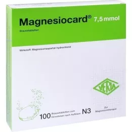 MAGNESIOCARD Compresse effervescenti da 7,5 mmol, 100 pz