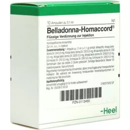 BELLADONNA HOMACCORD Fiale, 10 pz