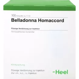 BELLADONNA HOMACCORD Fiale, 100 pz