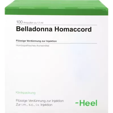 BELLADONNA HOMACCORD Fiale, 100 pz BELLADONNA HOMACCORD Fiale, 100 pz