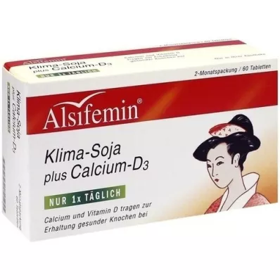 ALSIFEMIN Klima-Soja plus Calcium D3 compresse, 60 pz ALSIFEMIN Klima-Soja plus Calcium D3 compresse, 60 pz