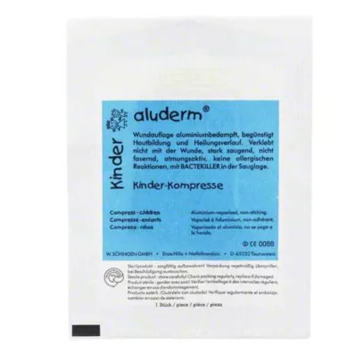 Compresse per bambini Aluderm 4 x 6 cm, 1 pezzo