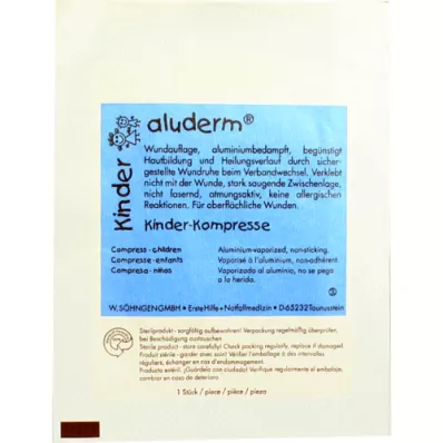 ALUDERM Compresse per bambini 6x6 cm, 1 pezzo