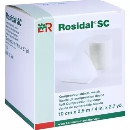 ROSIDAL SC Benda compressiva morbida 10 cmx2,5 m, 1 pezzo