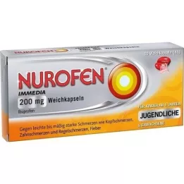 NUROFEN Immedia 200 mg capsule molli, 10 pz