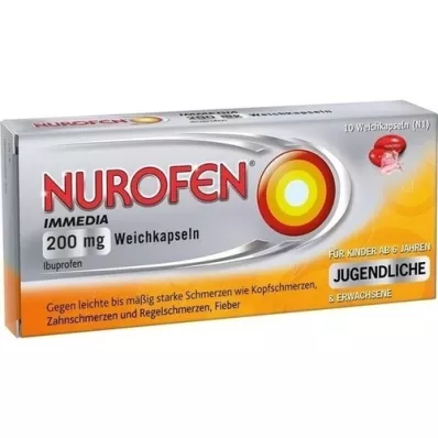 NUROFEN Immedia 200 mg capsule molli, 10 pz