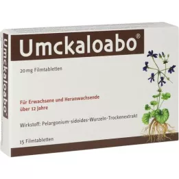 UMCKALOABO Compresse rivestite con film da 20 mg, 15 pz