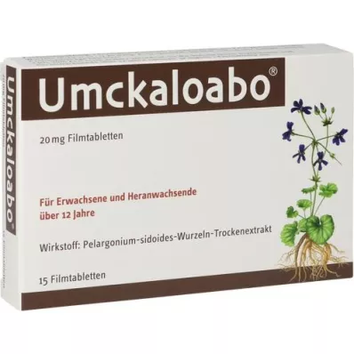 UMCKALOABO Compresse rivestite con film da 20 mg, 15 pz