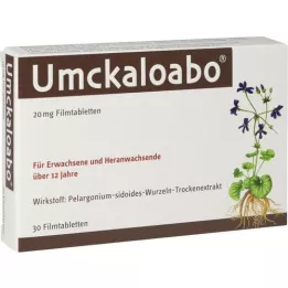 UMCKALOABO Compresse rivestite con film da 20 mg, 30 pz