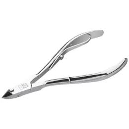 Pinza per pelle Apoline posizionata 10 cm cromata, 1 pezzo