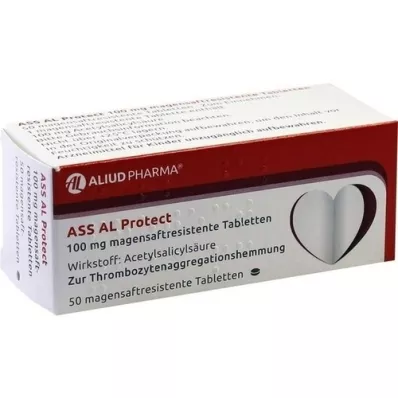 ASS AL Protect compresse di succo gastrico da 100 mg, 50 pz