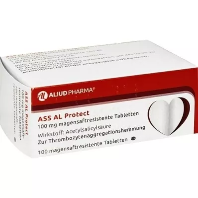 ASS AL Protect compresse di succo gastrico da 100 mg, 100 pz ASS AL Protect compresse di succo gastrico da 100 mg, 100 pz