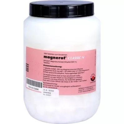 MAGNEROT CLASSIC N compresse, 1000 pz MAGNEROT CLASSIC N compresse, 1000 pz