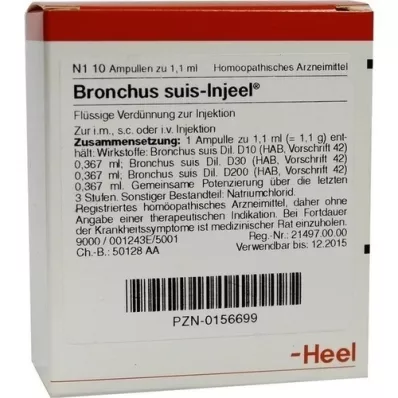 BRONCHUS fiale suis Injeel, 10 pz