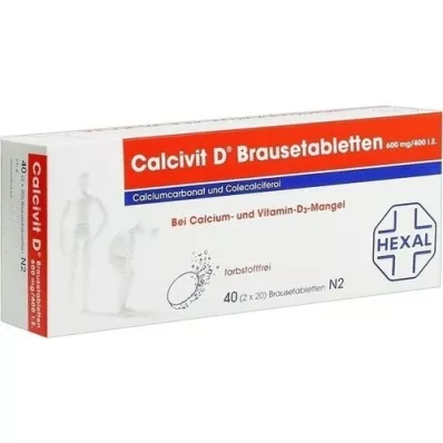 CALCIVIT Compresse effervescenti D, 40 pz CALCIVIT Compresse effervescenti D, 40 pz