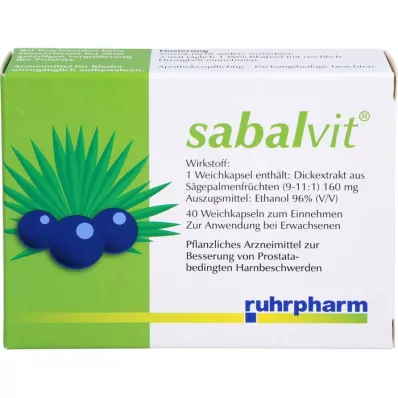 SABALVIT Capsule, 40 pz SABALVIT Capsule, 40 pz