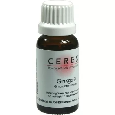 CERES Tintura madre di Ginkgo, 20 ml CERES Tintura madre di Ginkgo, 20 ml