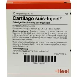 CARTILAGO fiale suis Injeel, 10 pz