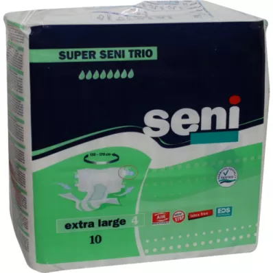 SUPER SENI Trio pantaloni per incontinenza taglia 4 XL, 10 pezzi SUPER SENI Trio pantaloni per incontinenza taglia 4 XL, 10 pezzi